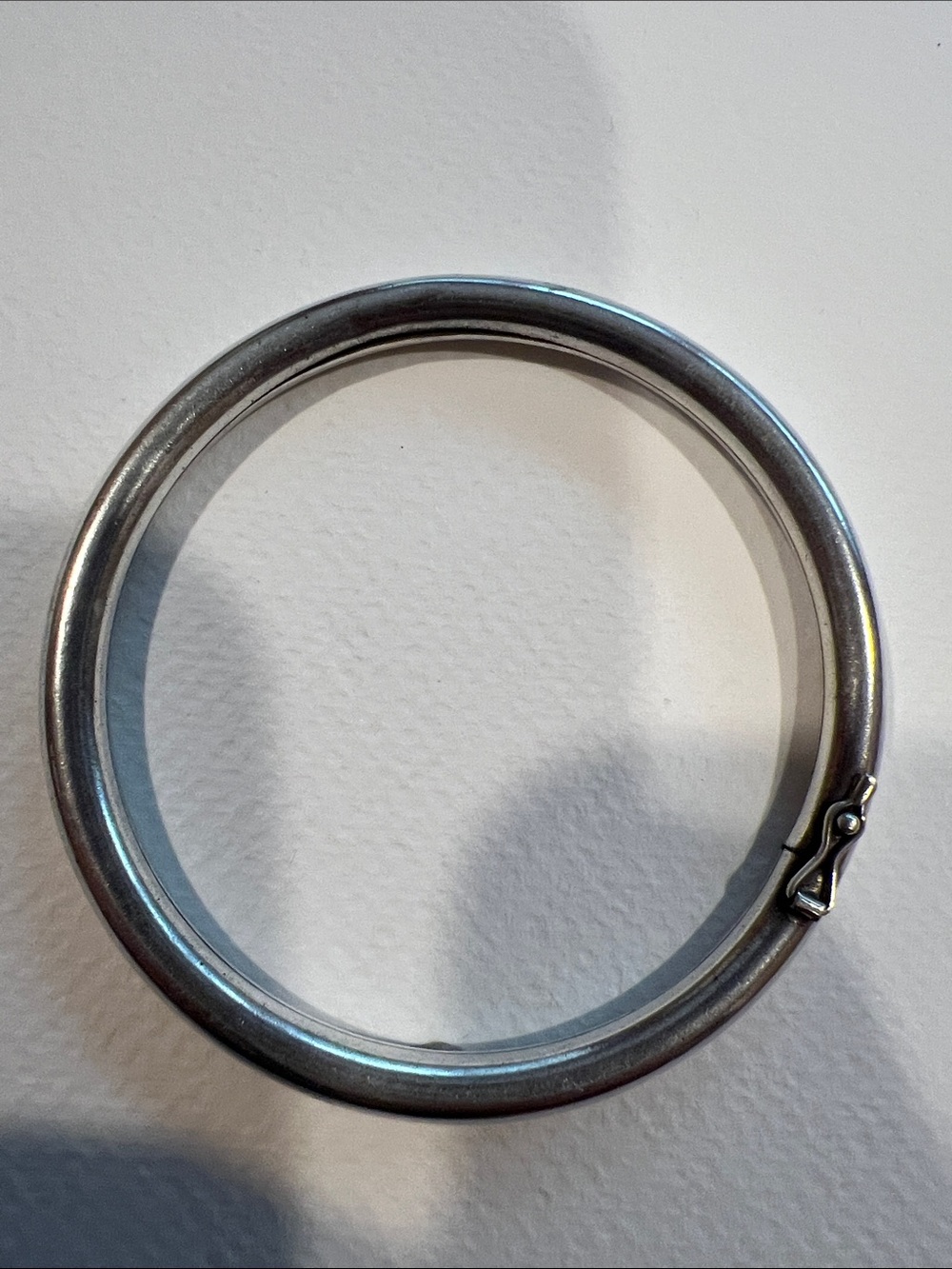 Sterling Silver Hinged Bangle Bracelet